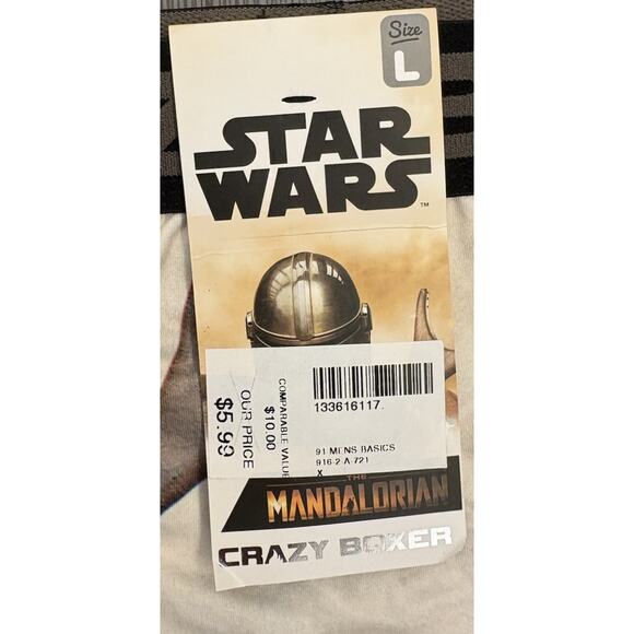 Crazy Boxers Men’s Star Wars The Mandarin Boxer Briefs Size Large - Picture 4 of 7